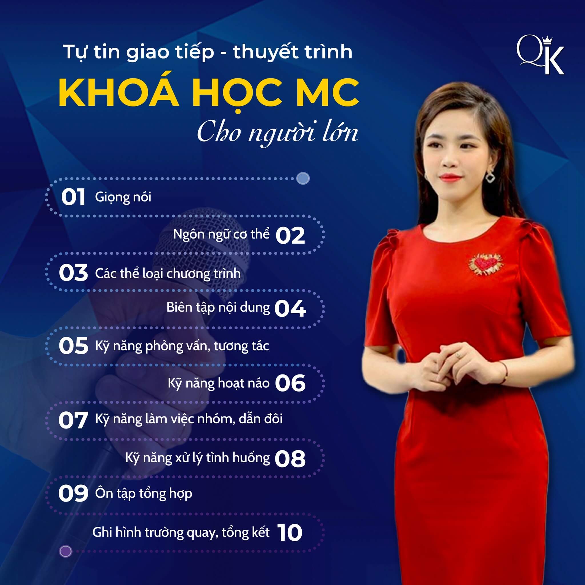 Lộ trình học MC cơ bản tại Bắc Giang