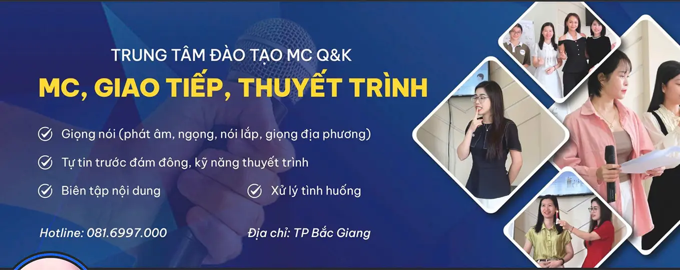 Khóa học MC tại Bắc Giang