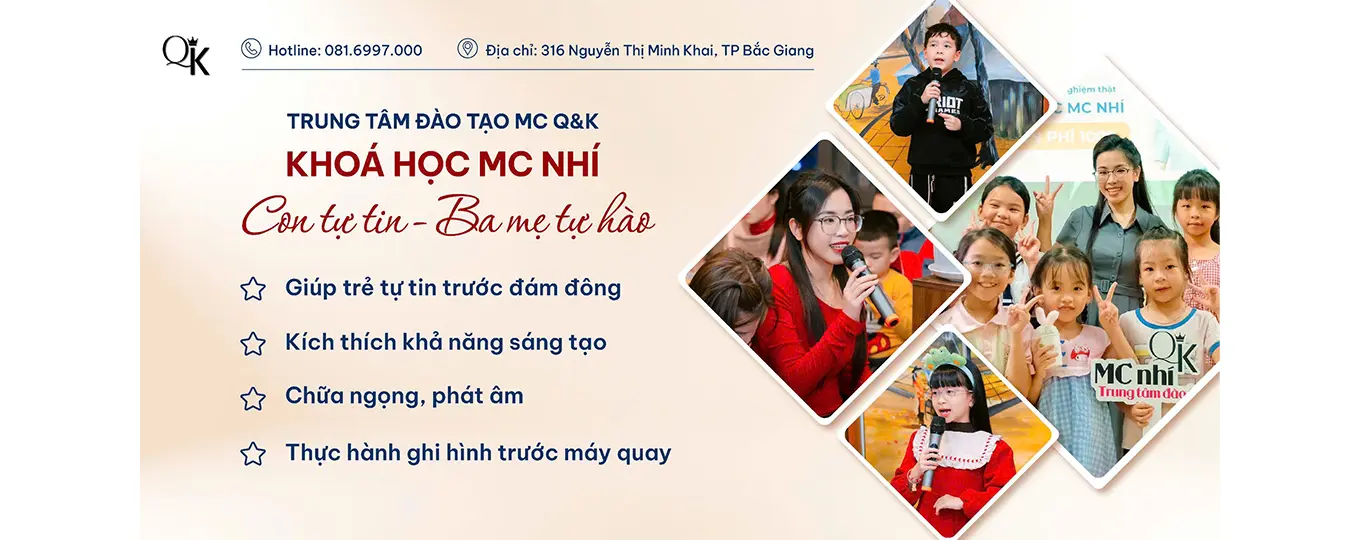 Khóa học MC tại Bắc Giang