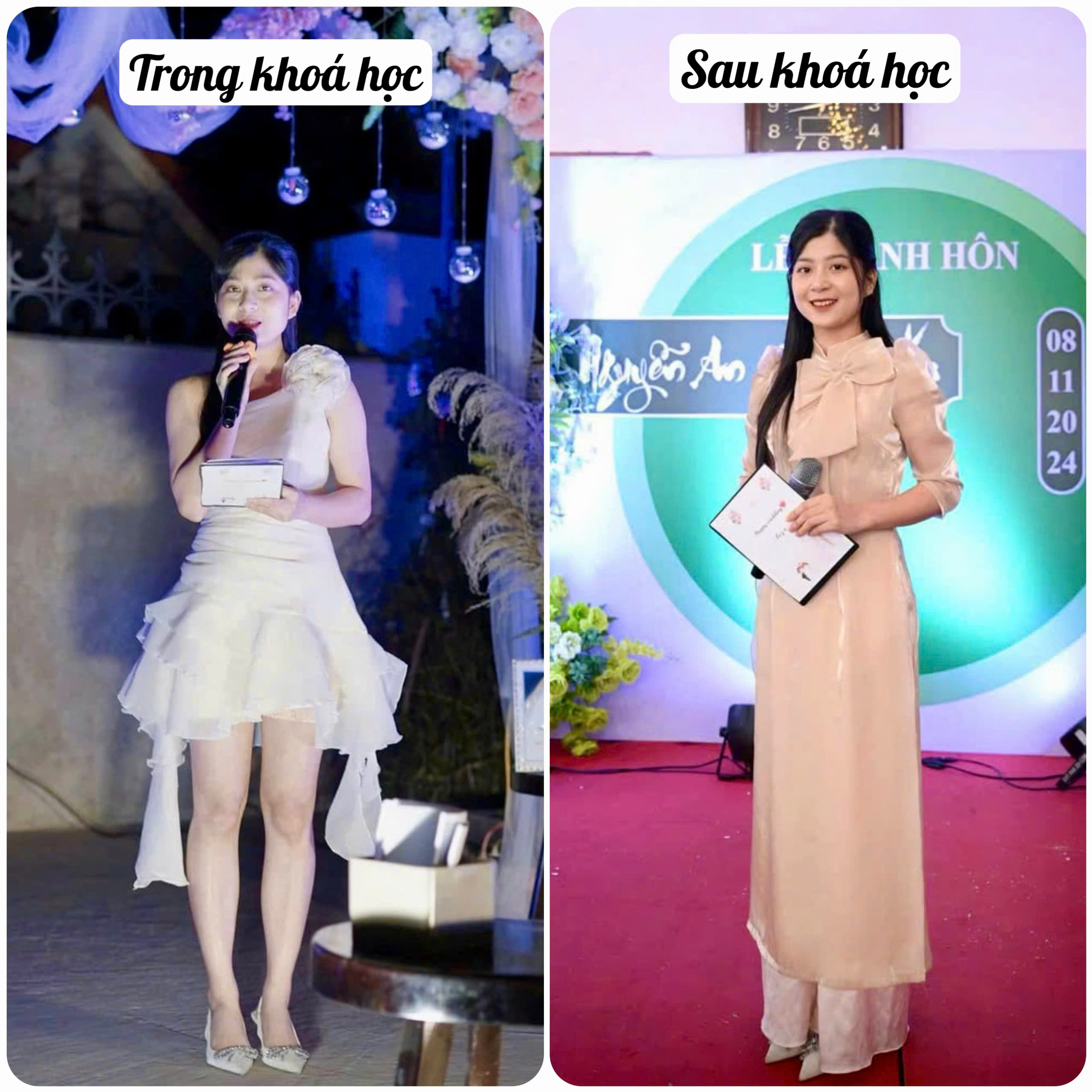 Học viên của trung tâm trong và sau khóa học
